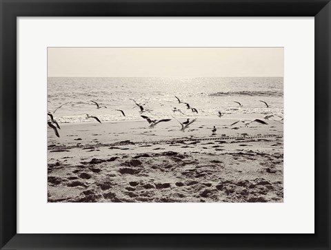 Framed Dream of the Beach I Print