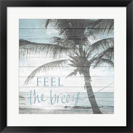 Framed Day at the Beach Print