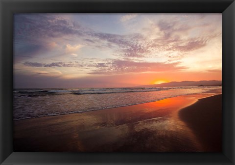 Framed Golden Sunset Print