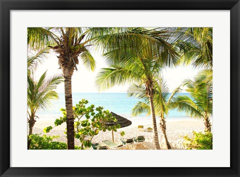 Framed Sitting Under the Palms Print