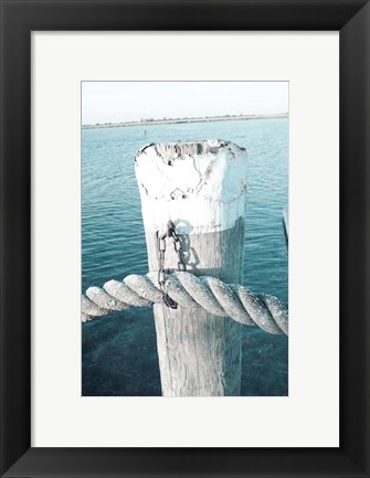 Framed Rope on Post II Print