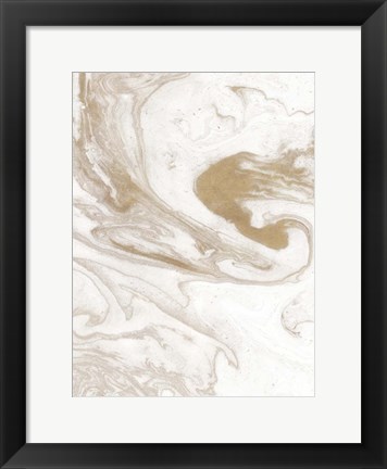 Framed Neutral Marble Print