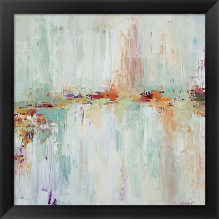 Framed Abstract Rhizome Square Print