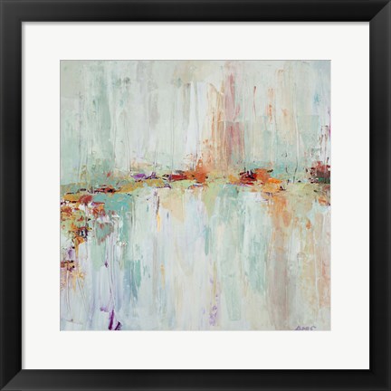 Framed Abstract Rhizome Square Print