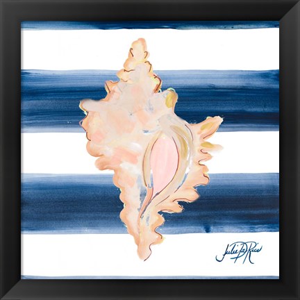 Framed Nautical Shell II Print