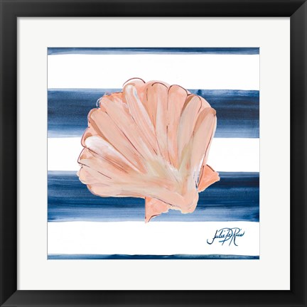 Framed Nautical Shell III Print