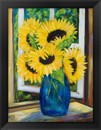 Framed Sunflowers Print