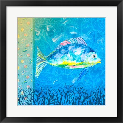 Framed Under the Sea III Print