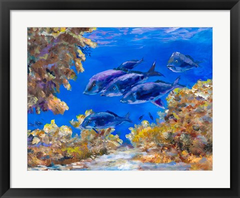 Framed Under the Sea Print