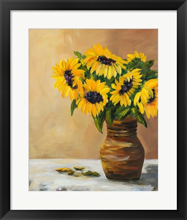 Framed Sunflowers Print