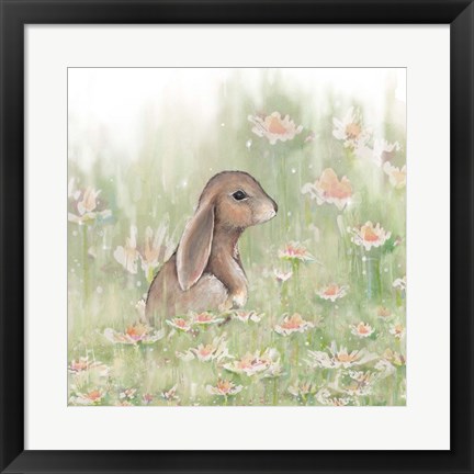 Framed Meadow Visitor III Print