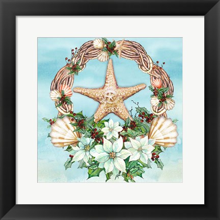 Framed Holiday By the Sea II Print