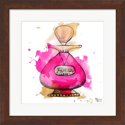 Framed Paris Perfume Square II Print