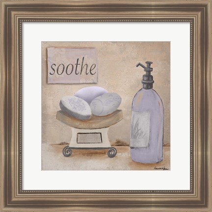 Framed Lavender Bath II Print