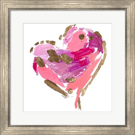 Framed Heart Full of Love I Print