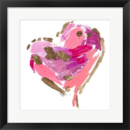 Framed Heart Full of Love I Print