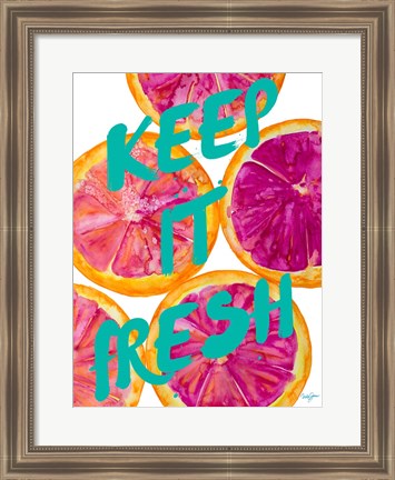 Framed Fresh &amp; Sweet I Print