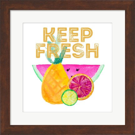 Framed Keep Fresh Print