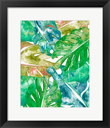 Framed Bed of Leaves I Print