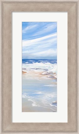 Framed Beach Panel I Print