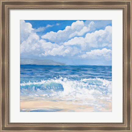 Framed Waves I Print