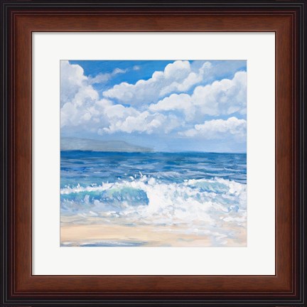 Framed Waves I Print