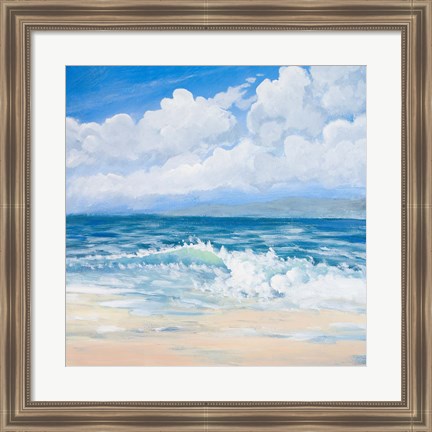 Framed Waves II Print