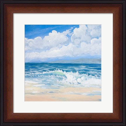 Framed Waves II Print