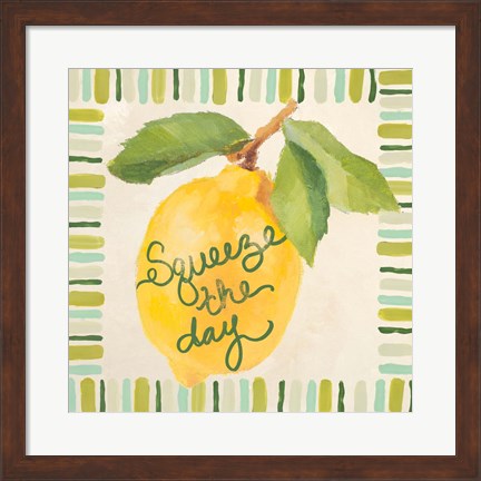 Framed Squeeze the Day Print