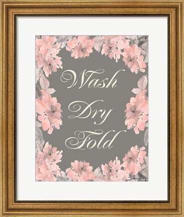 Framed Wash Dry Fold Print