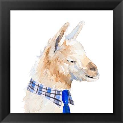 Framed Formal Llama Print