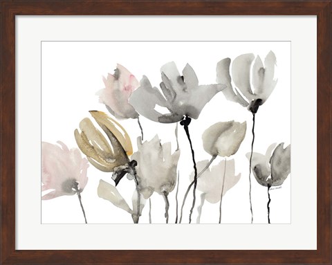 Framed Follow Your Dreams Floral Horizontal Print