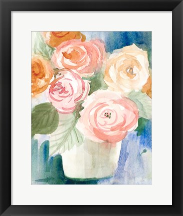 Framed Cherry Peonies Print