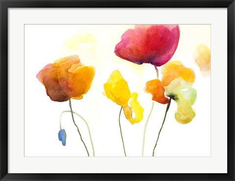 Framed Friendly Tulips Print