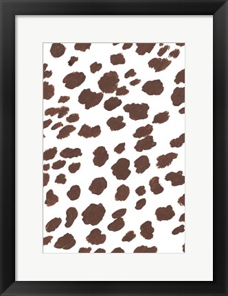 Framed Cheetah Pattern I Print