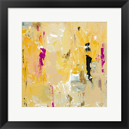 Framed Parisian Chic Abstract I Print