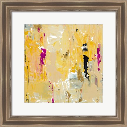 Framed Parisian Chic Abstract I Print