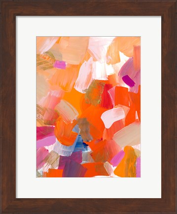 Framed Confetti Petals Print