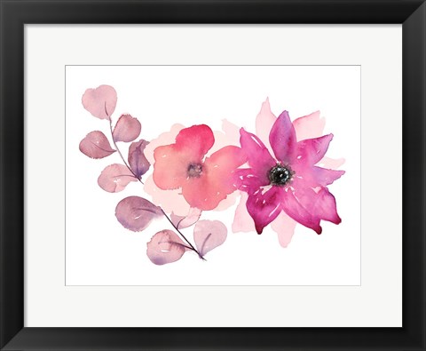 Framed Blooms in Delight Print