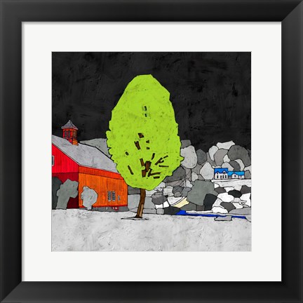 Framed Countryside II Print