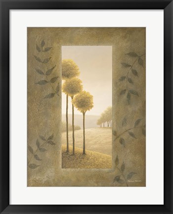 Framed Golden Escape II Print