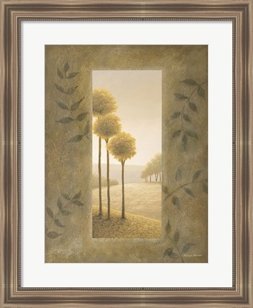 Framed Golden Escape II Print