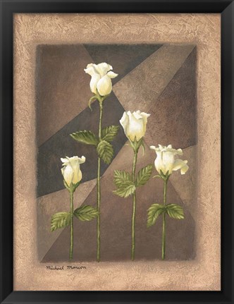 Framed Yellow Roses Print