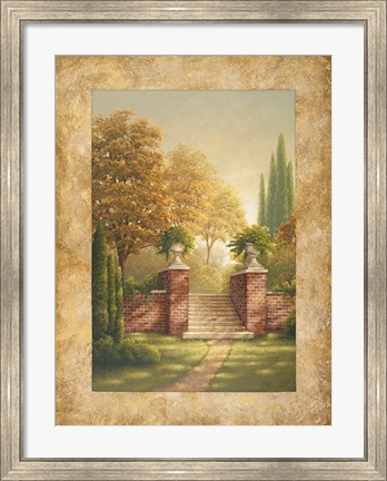 Framed Autumn Light I Print