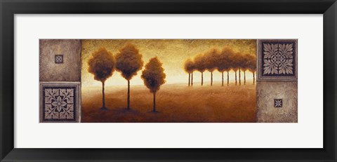 Framed Warm Horizon II Print