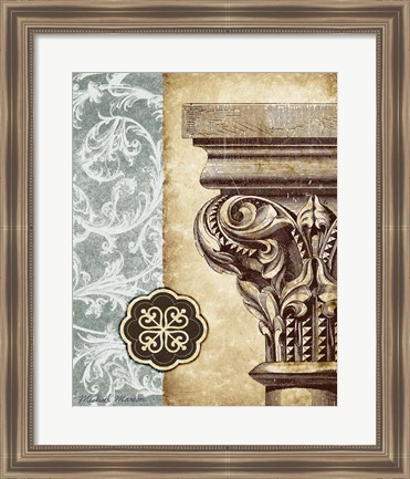 Framed Romanesque I Print