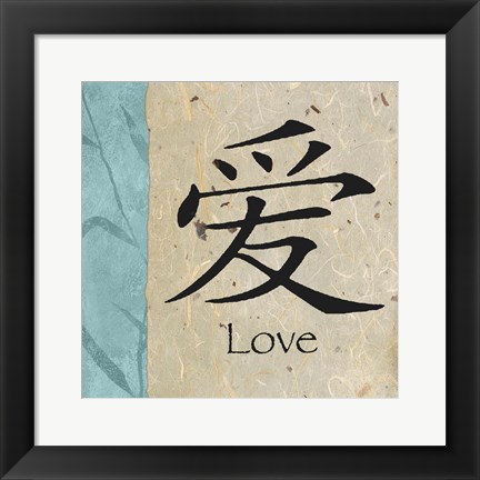 Framed Love Print