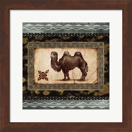 Framed African Expression Square I Print