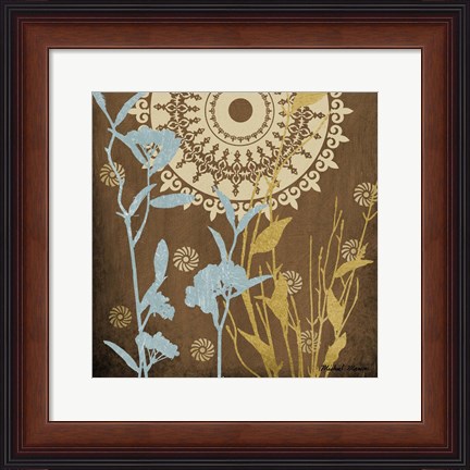 Framed Botanical Silhouettes II Print