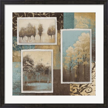 Framed Lost in Trees II Print